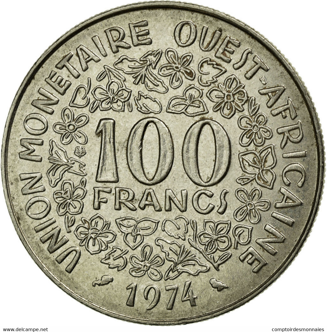 Monnaie, West African States, 100 Francs, 1974, Paris, TTB+, Nickel, KM:4 - Ivory Coast