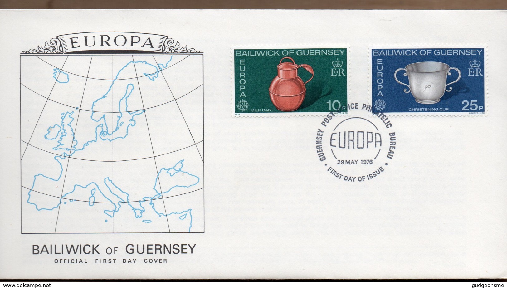 1976 Europa Handicrafts Set FDC - Guernsey