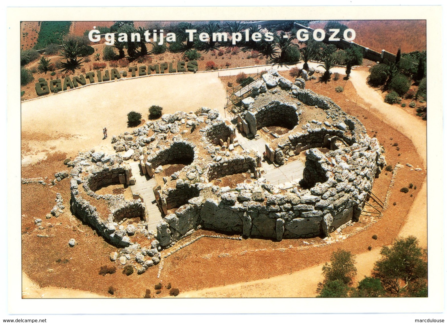 Malta. Gozo. Ggantija Temples. Malte. - Malte