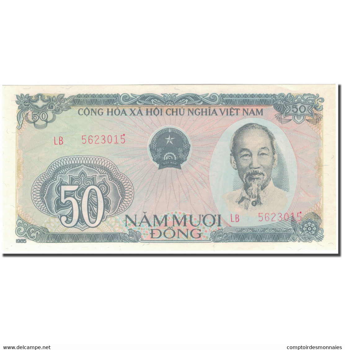 Billet, Viet Nam, 50 D<ox>ng, KM:97a, SPL - Viêt-Nam