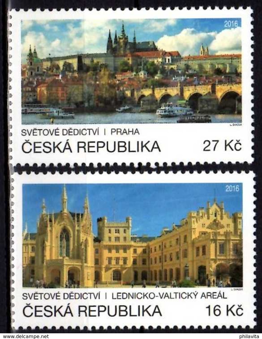 2016 Czech Rep. - Prague Unesco Heritage - Joint Issue With UN Posts - 2v -MNH** MI 898/899 - Ungebraucht