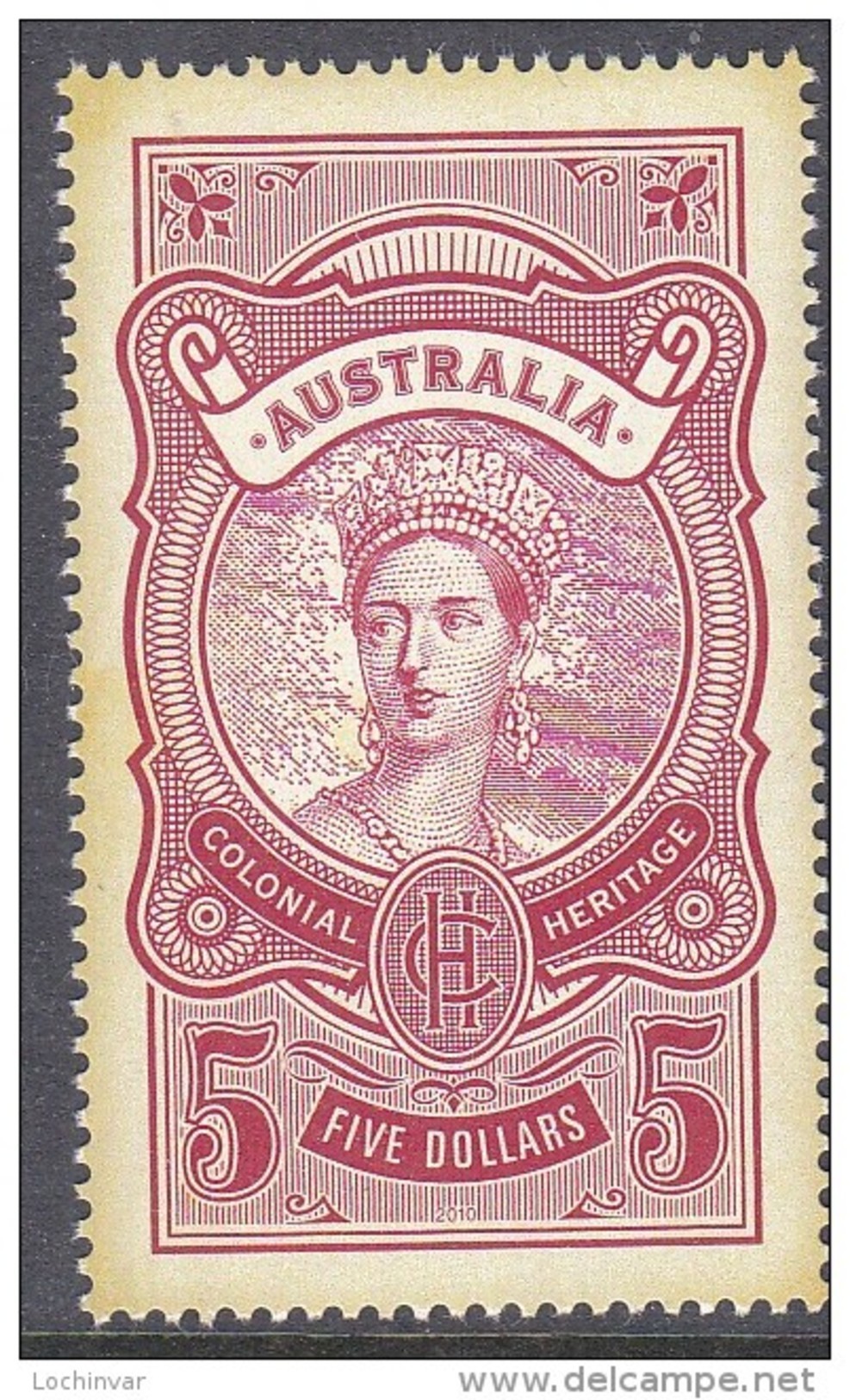 AUSTRALIA, 2010 $5 QUEEN VICTORIA MNH - Mint Stamps