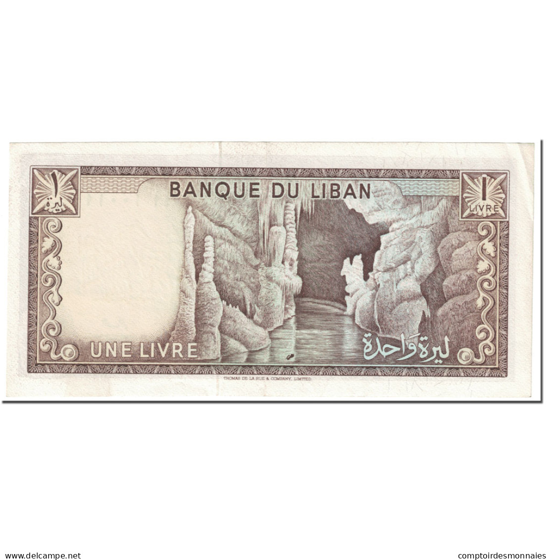 Billet, Lebanon, 1 Livre, 1968, Undated (1968), KM:61a, SPL - Liban