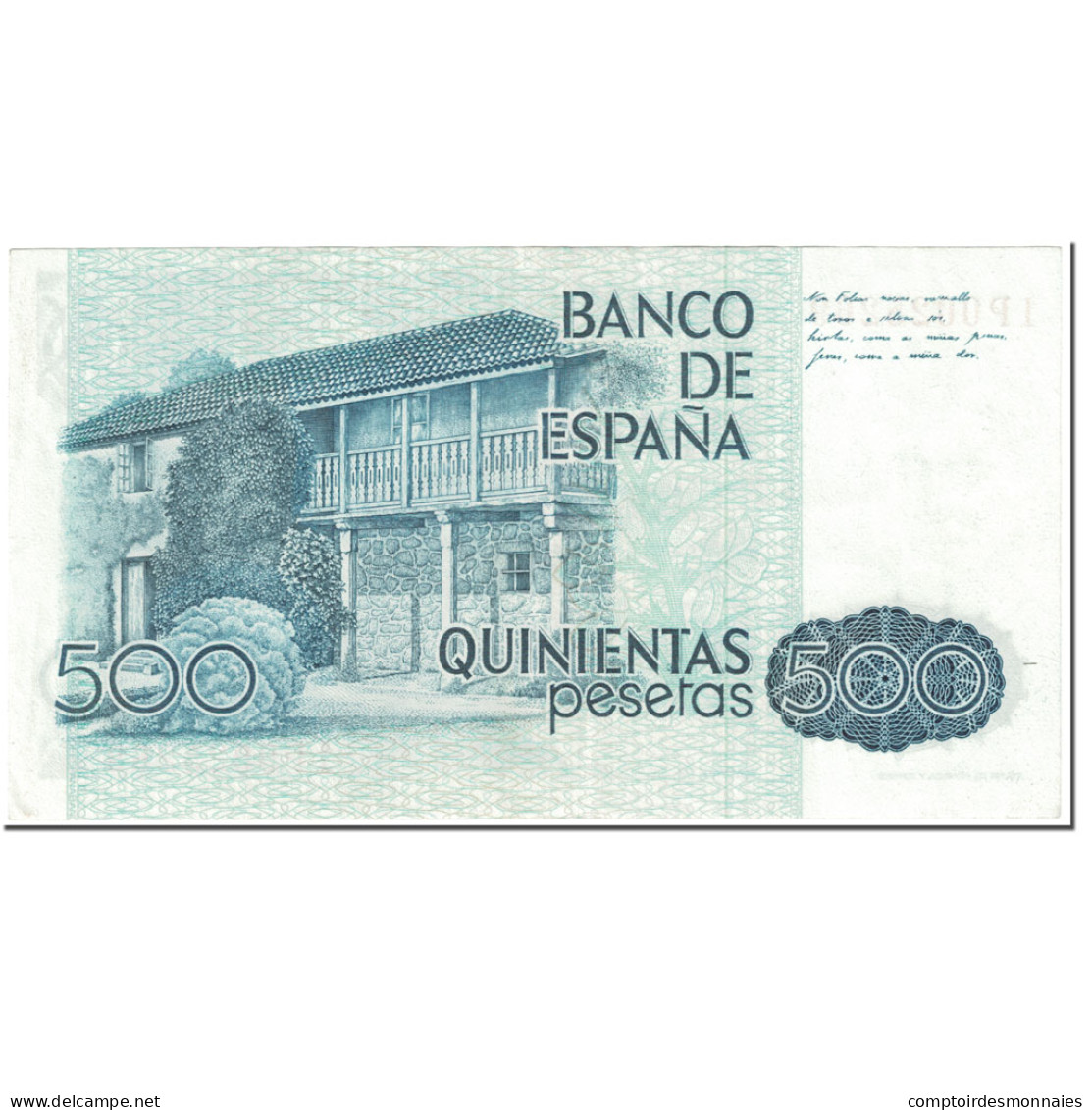 Billet, Espagne, 500 Pesetas, 1979, 1979-10-23, KM:157, SUP+ - [ 4] 1975-… : Juan Carlos I