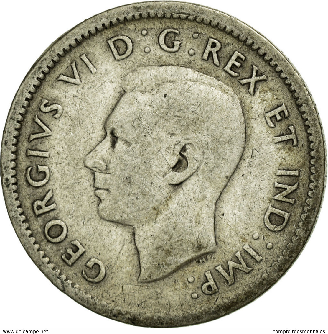 Monnaie, Canada, George VI, 10 Cents, 1940, Royal Canadian Mint, Ottawa, TB - Canada