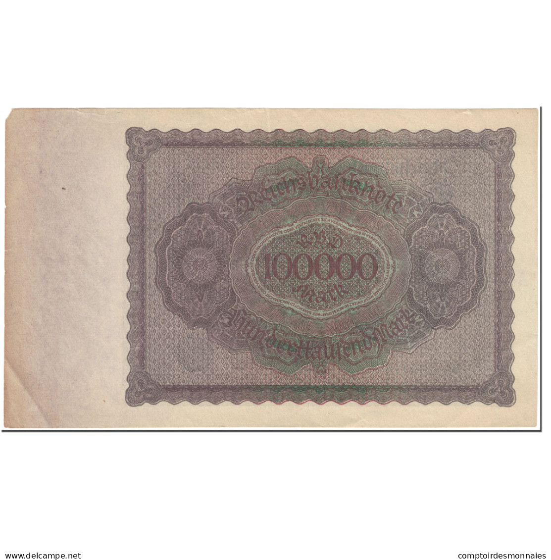 Billet, Allemagne, 100,000 Mark, 1923, 1923-02-01, KM:83a, SUP - 100.000 Mark