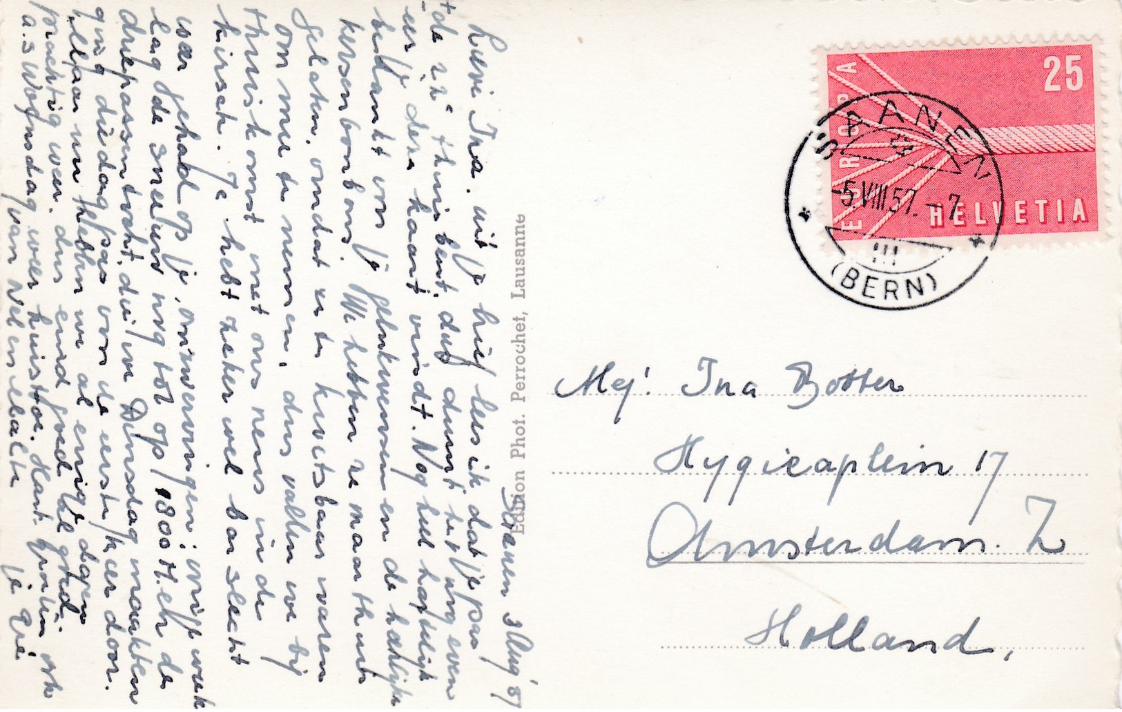 Old Post Card Of Refuge De La Videmanette, Switzerland,V63. - Other & Unclassified