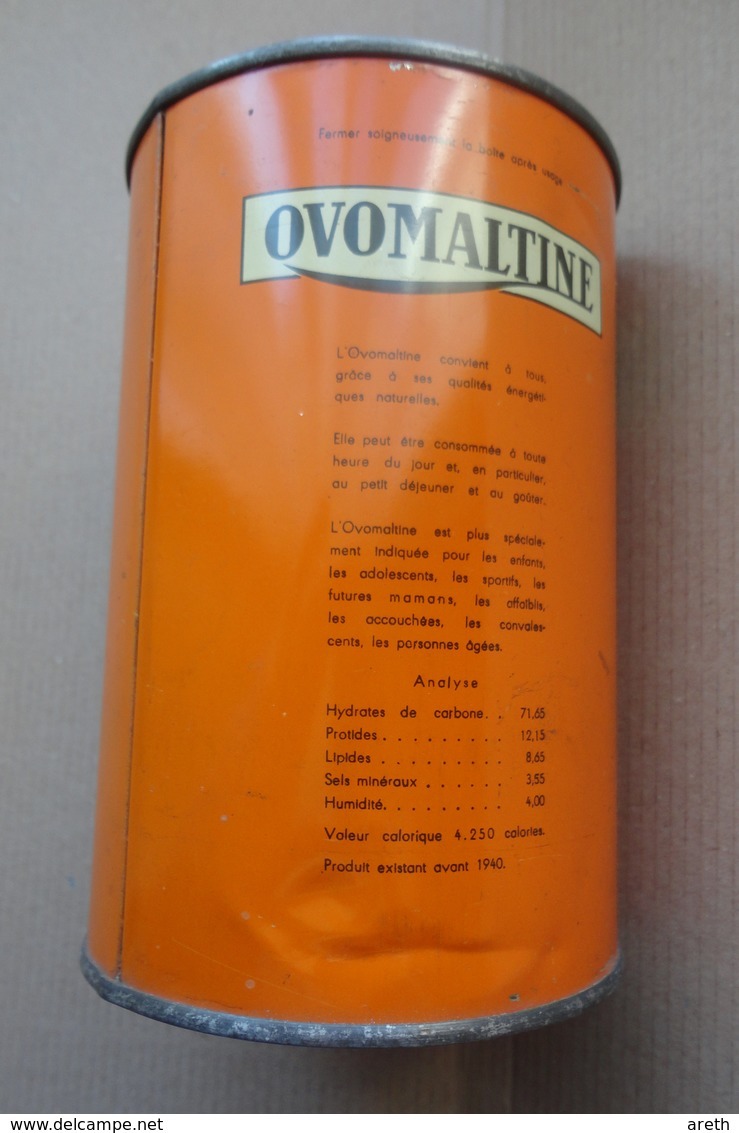 Boite Ancienne Tôle , OVOMALTINE - Cajas