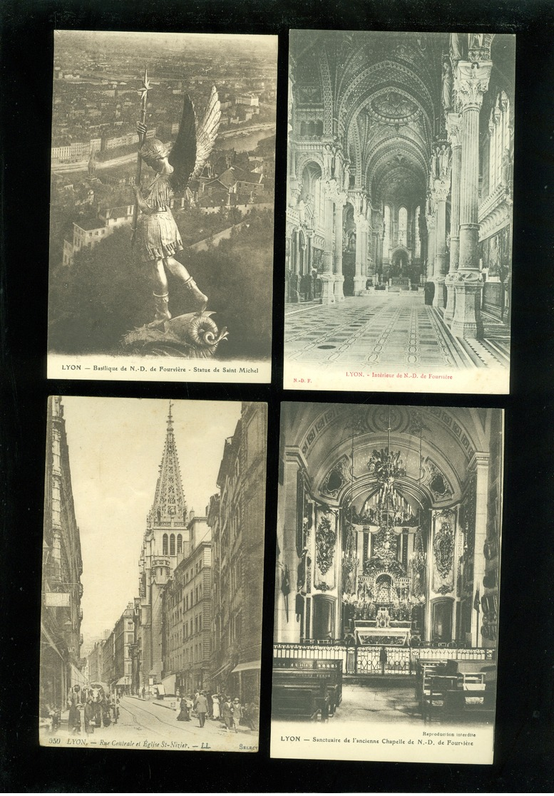 Lot de 50 cartes postales de France  Rhône  Lyon   Lot van 50 postkaarten van Frankrijk ( 69 ) - 50 scans