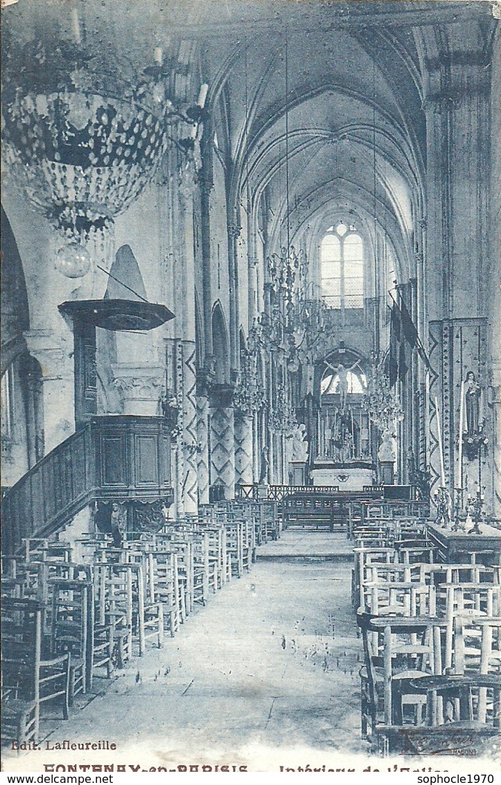 VAL D'OISE - 95 - FONTENAY EN PARISIS - Intérieur église - Autres & Non Classés