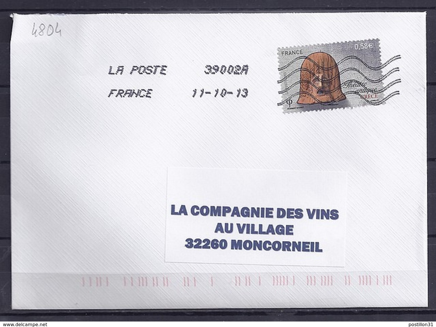 TP N° 4804 SUR LETTRE DE 2013 - 1961-....