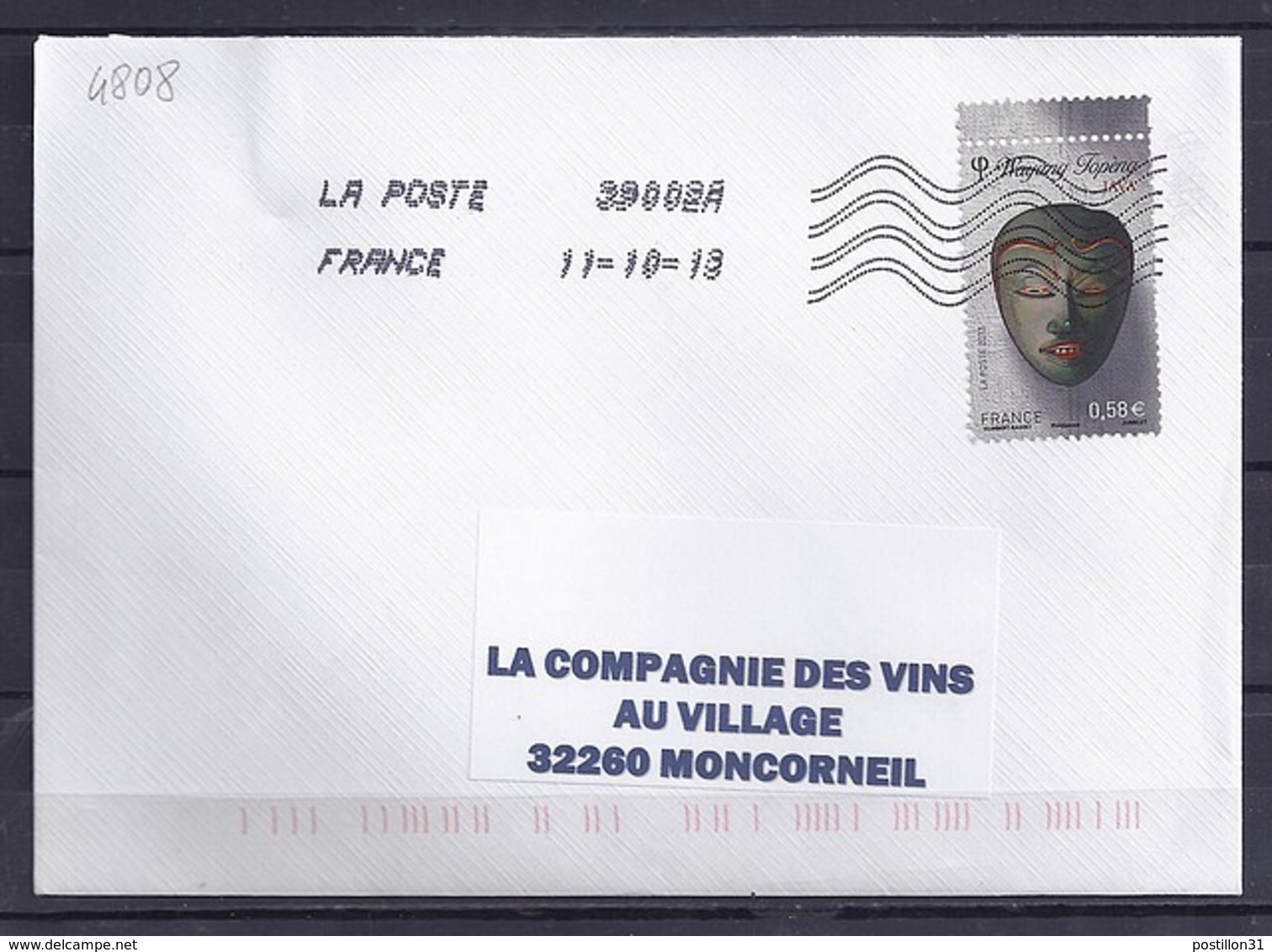 TP N° 4808 SUR LETTRE DE 2013 - 1961-....