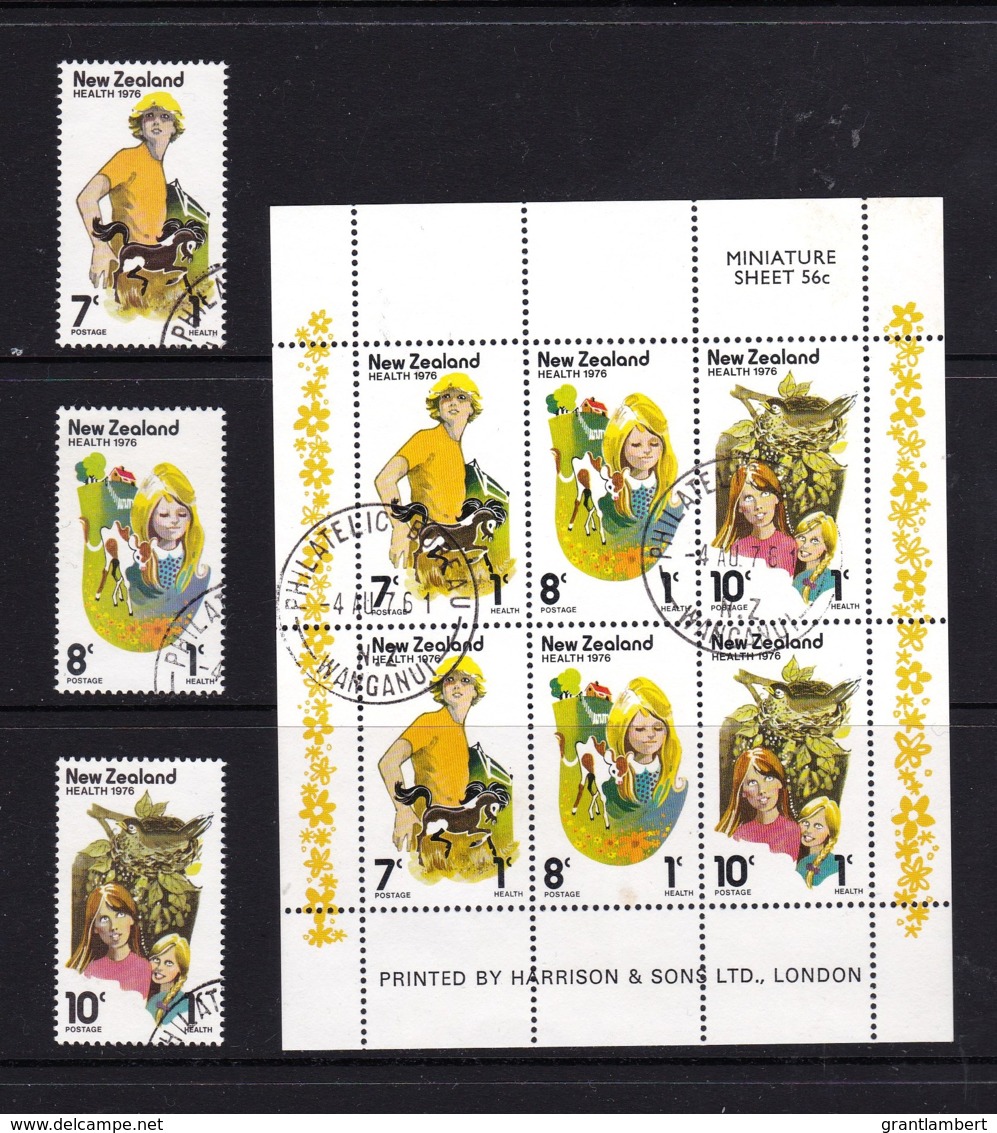 New Zealand 1976 Complete Year Fine Used - 2 Scans - Used Stamps