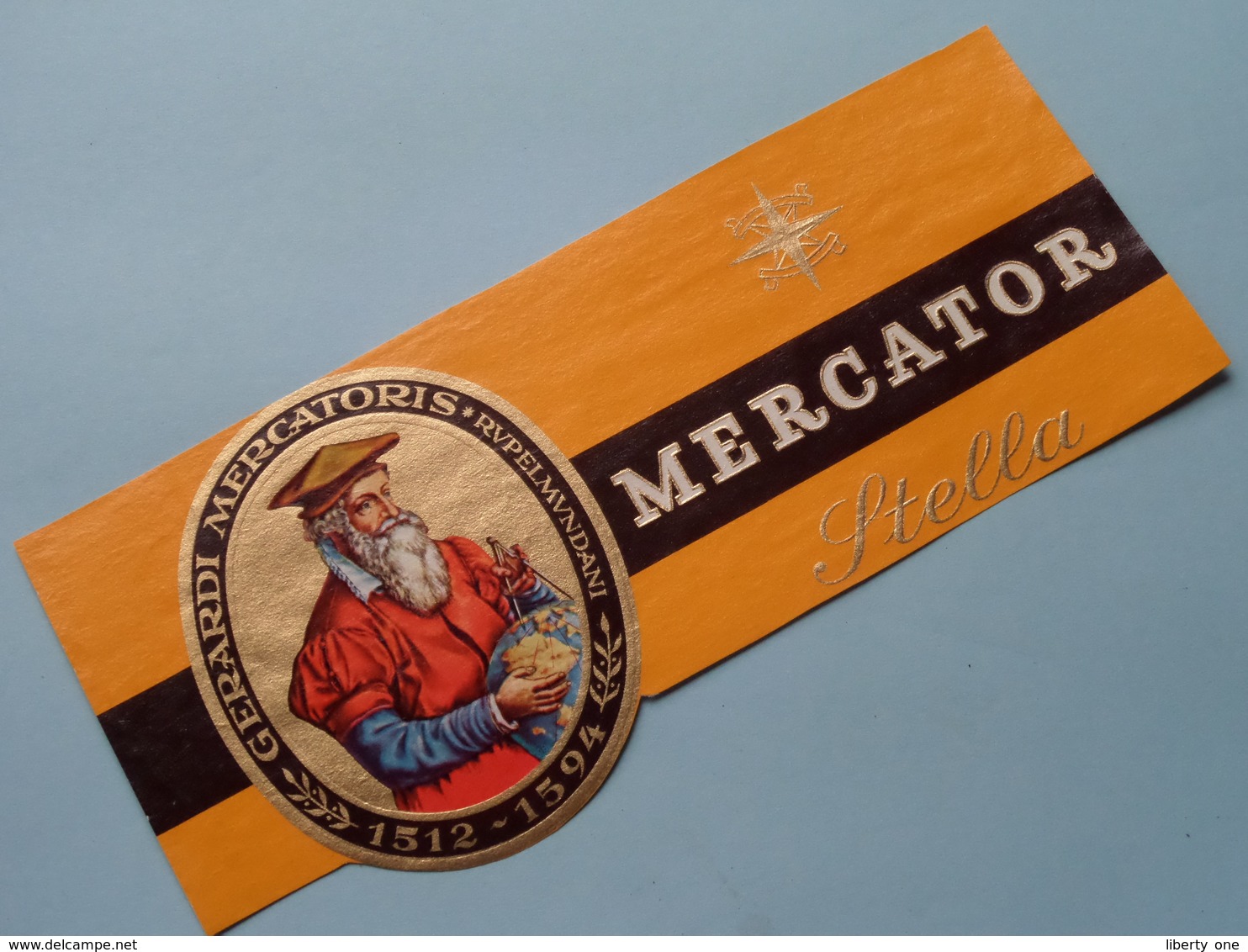 Gerardi MERCATORIS Rupelmundani 1512 - 1594 MERCATOR Stella ( Formaat > L =  +/- 18 Cm.) + Xtra ! - Bagues De Cigares