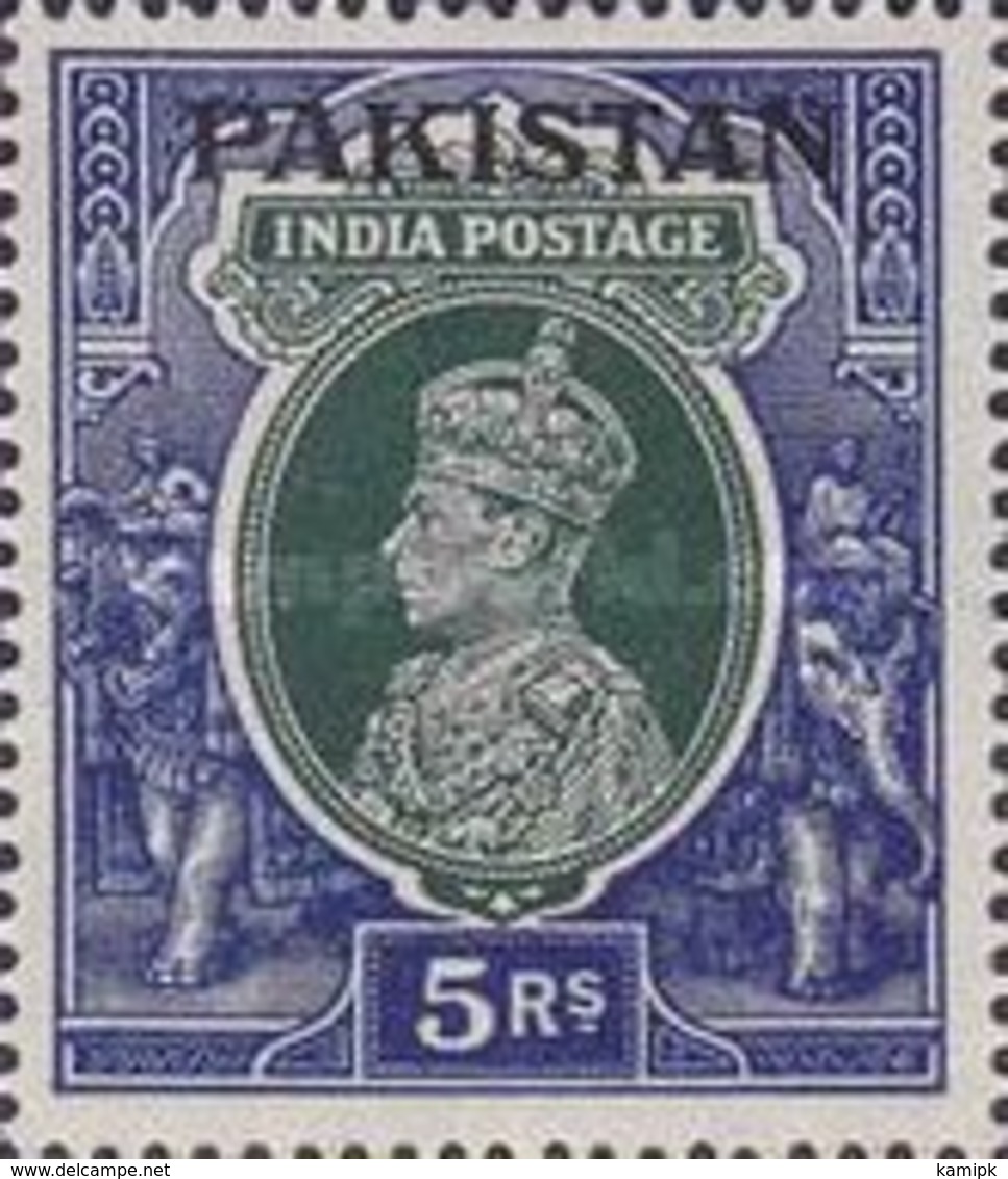 USED STAMPS Pakistan - India Postage Stamps Overprinted "PAKISTAN" LARGE-1947 - Pakistan