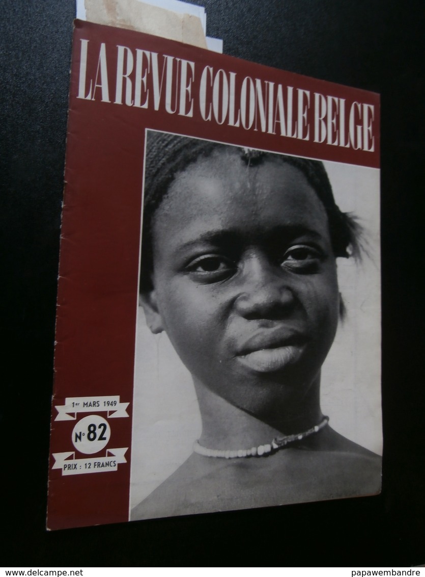 La Revue Coloniale Belge 82 (01/03/1949) : S.A.B., Kisale, A Siegfried, Lemmelyn - 1900 - 1949