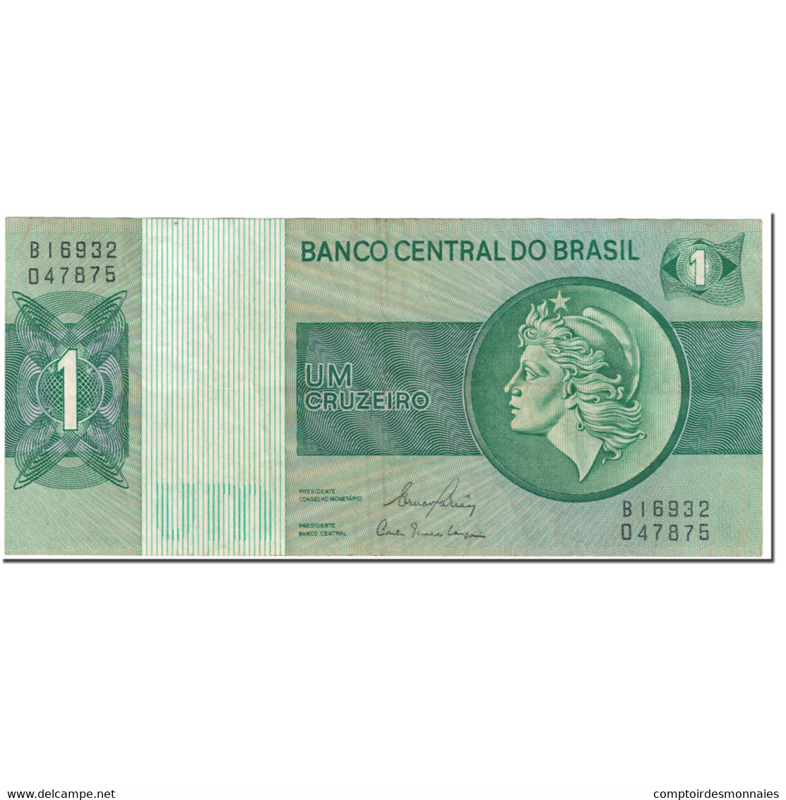 Billet, Brésil, 1 Cruzeiro, 1980, Undated (1980), KM:191Ac, TTB - Brésil
