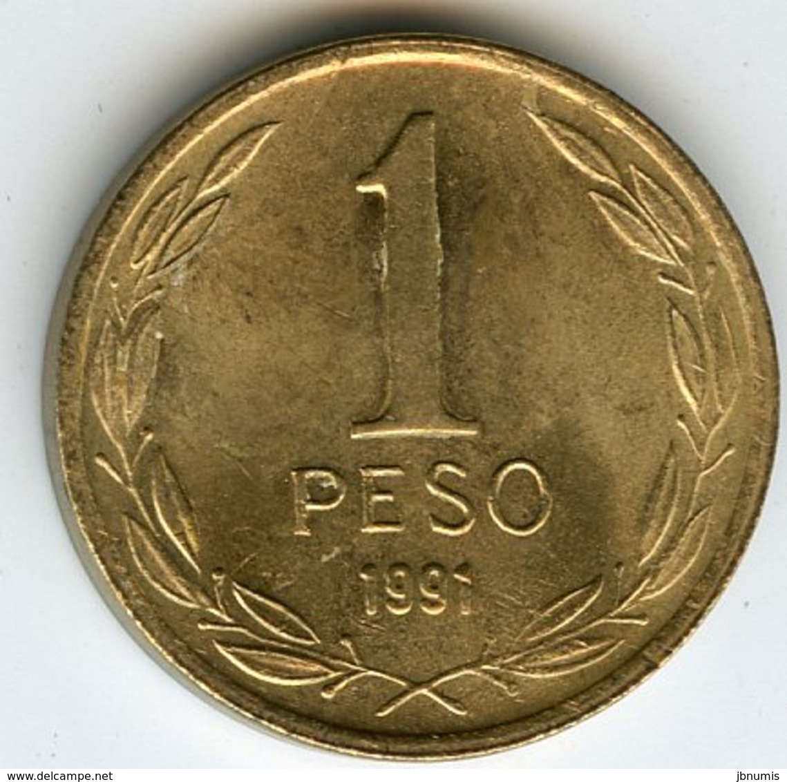 Chili Chile 1 Peso 1991 KM 216.2 - Chile