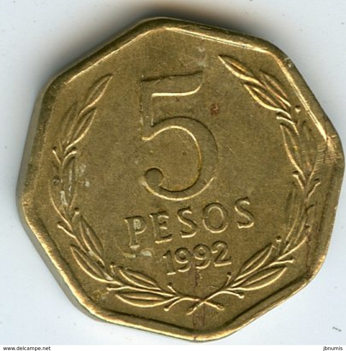 Chili Chile 5 Pesos 1992 KM 232 - Chili