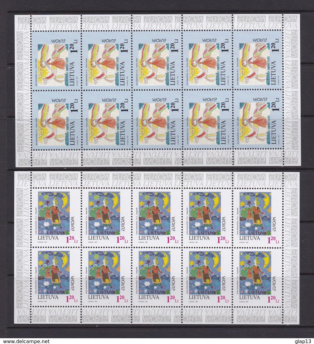 FEUILLE NEUVE** EUROPA 1997 TIMBRE N°556/57 - CONTES ET LEGENDES - Lituanie