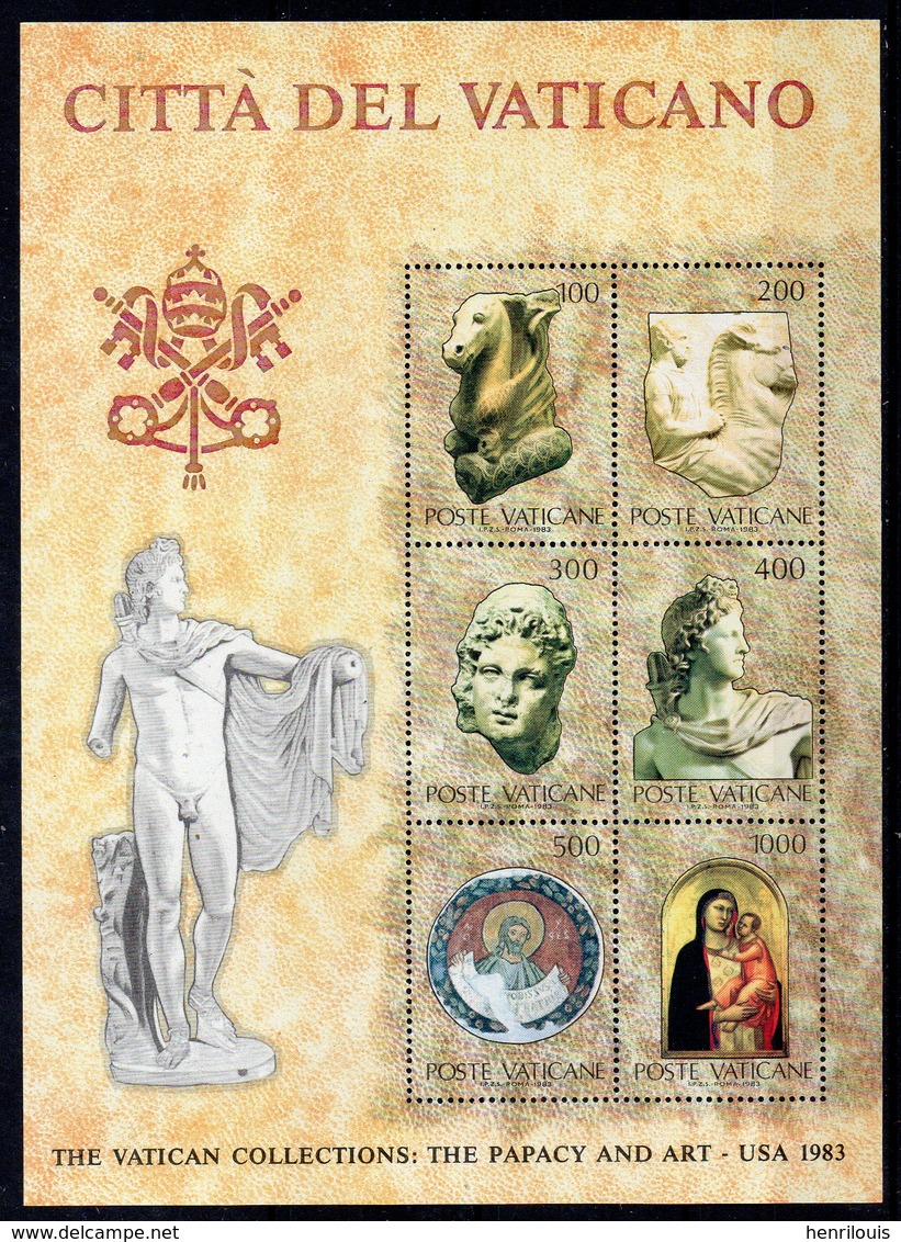 VATICAN  Timbres Neufs ** De 1983   ( Ref 5920 )    Art - - Blocs & Feuillets