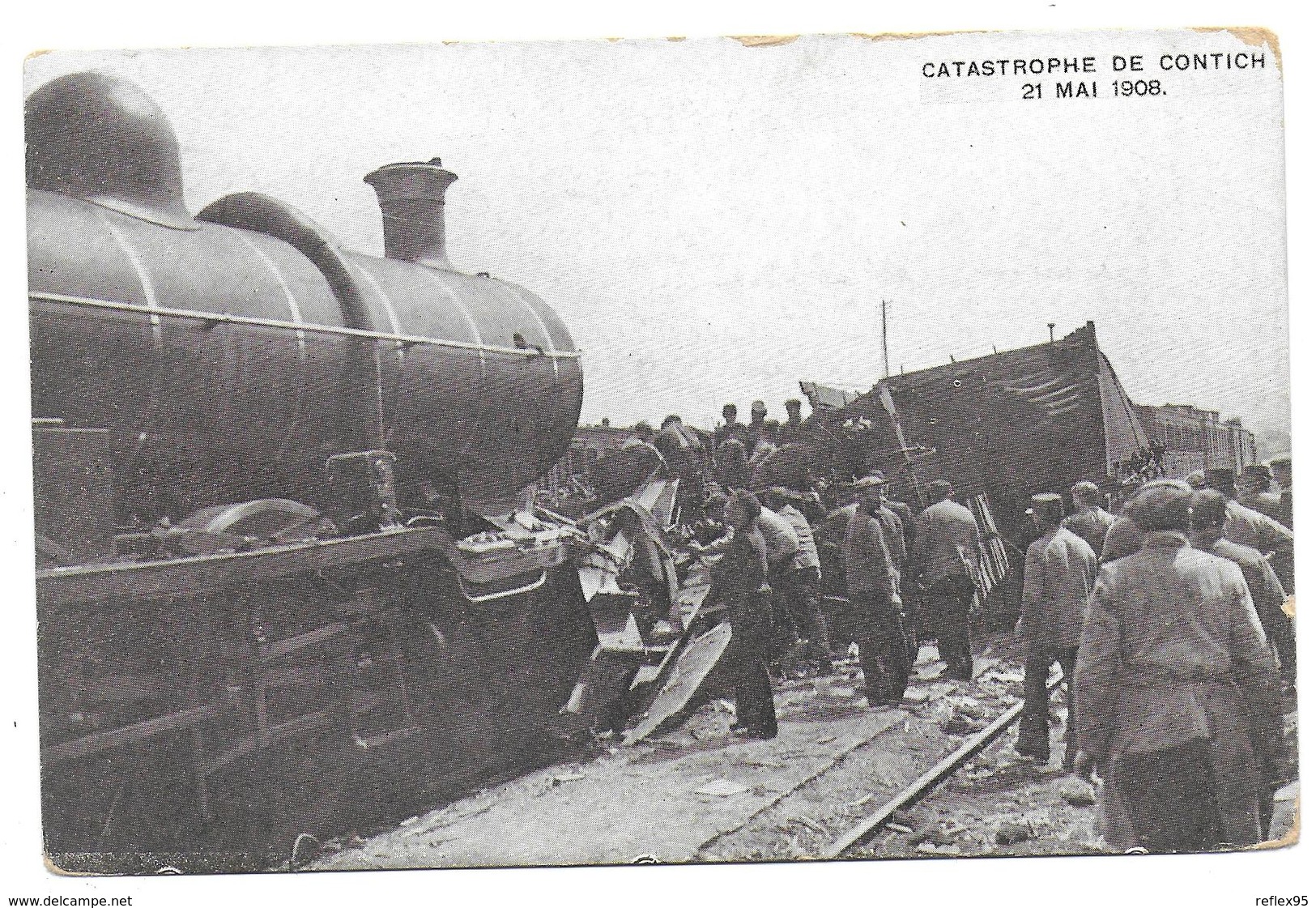 Catastrophe De CONTICH - 21 Mai 1908 ( Catastrophe Train Chemin De Fer ) - Kontich