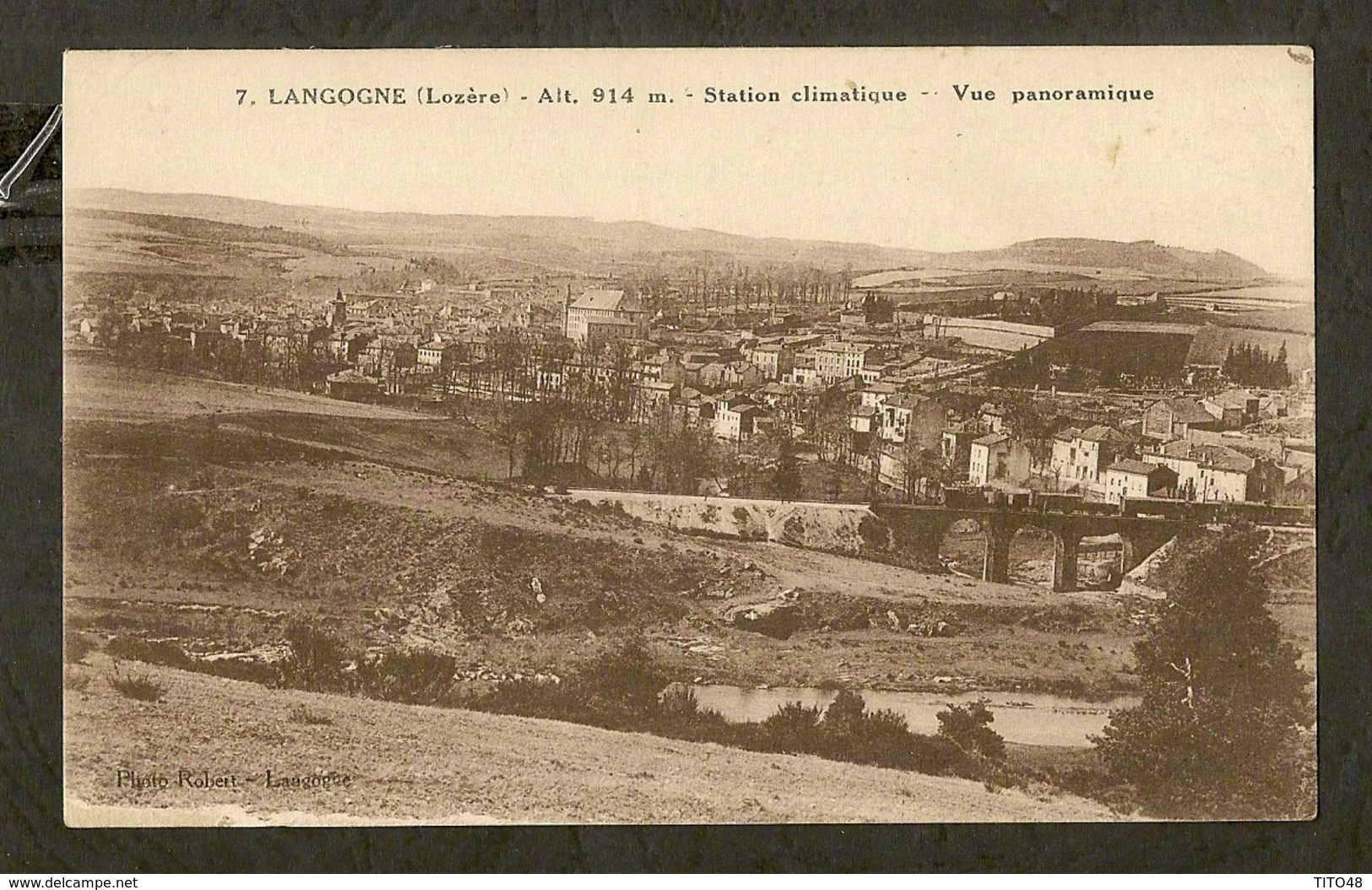 CP-48 LOZERE - Langogne - Vue Panoramique - Langogne