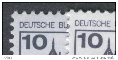BERLIN Burgen+Schlösser Letterset Nr.532II + 534II, Postfrisch - Neufs