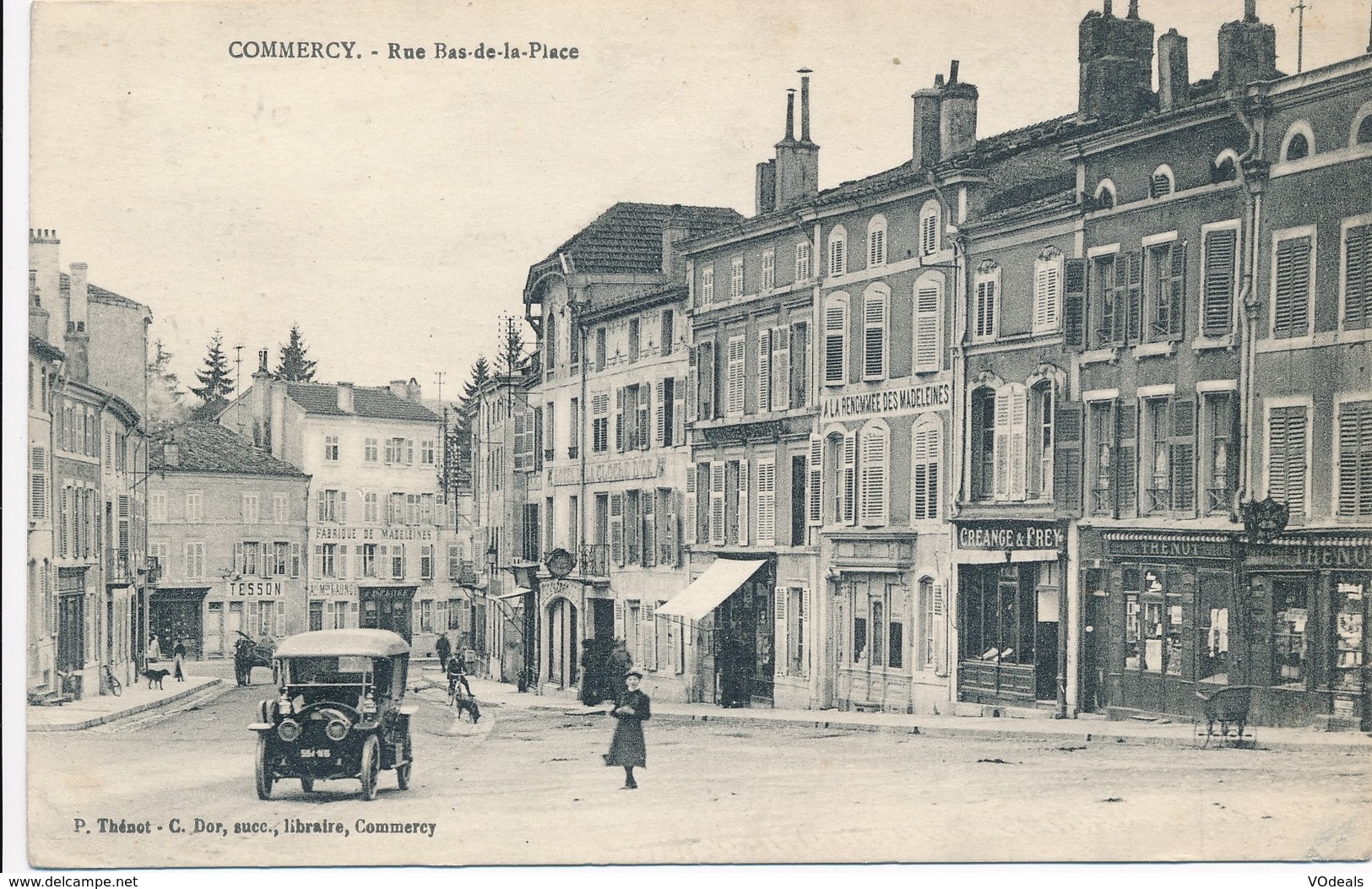 CPA - France - (55) Meuse - Commercy - Rue Bas-de-la-Place - Commercy