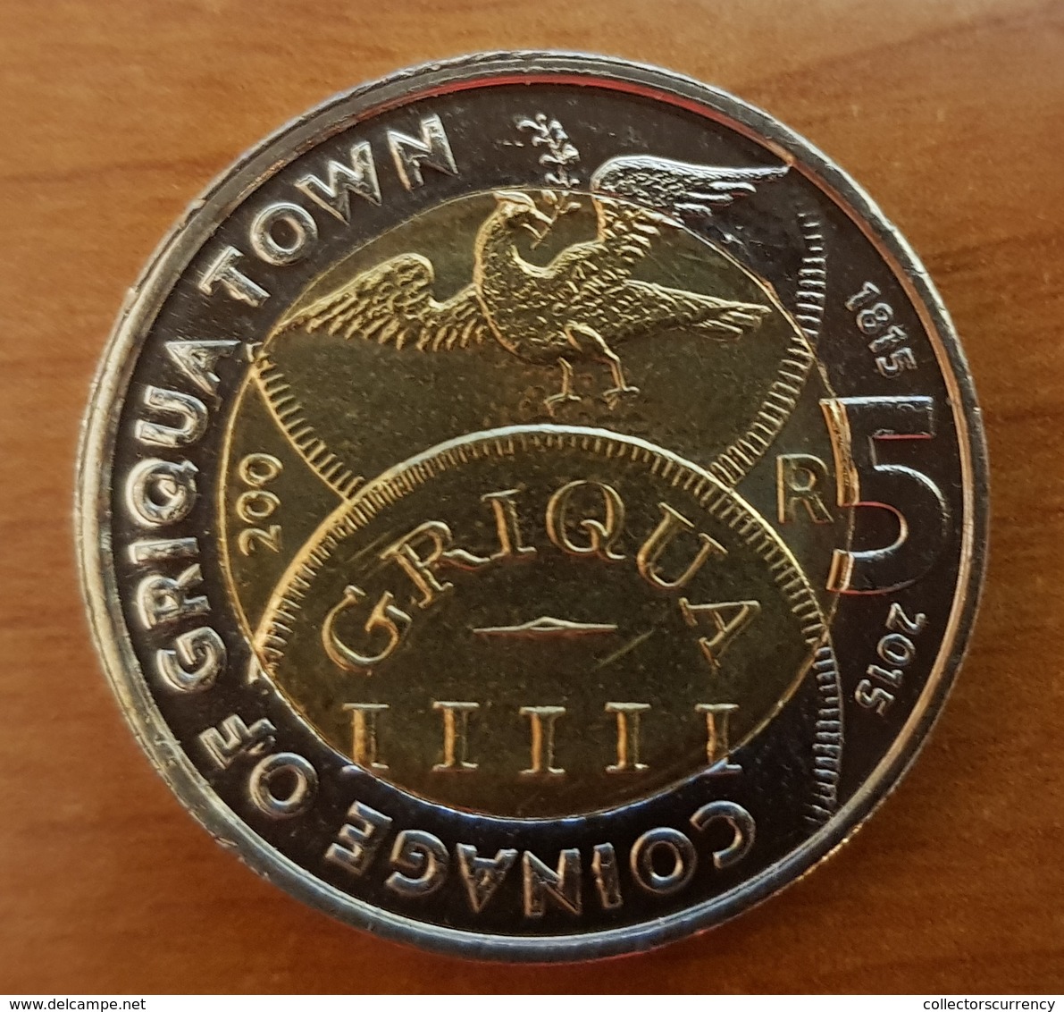 South Africa 2015 R5 Coinage Of Griqua Town UNC 5 Rand Coin - Afrique Du Sud