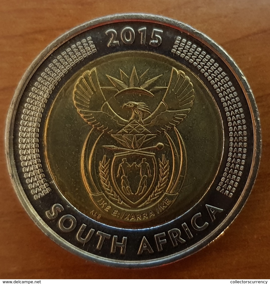 South Africa 2015 R5 Coinage Of Griqua Town UNC 5 Rand Coin - Afrique Du Sud