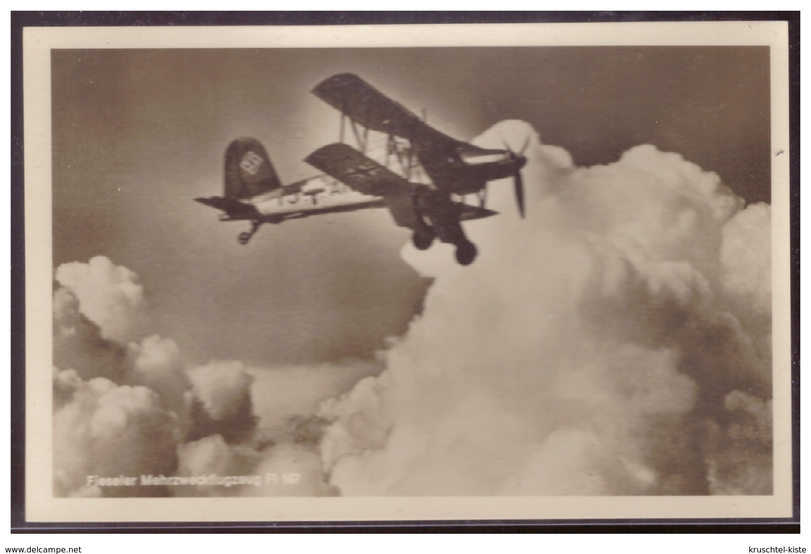 Dt-Reich (007404) Propagandakarte, Fieseler Mehrzweckflugzeug FI 167, Ungebraucht - Briefe U. Dokumente
