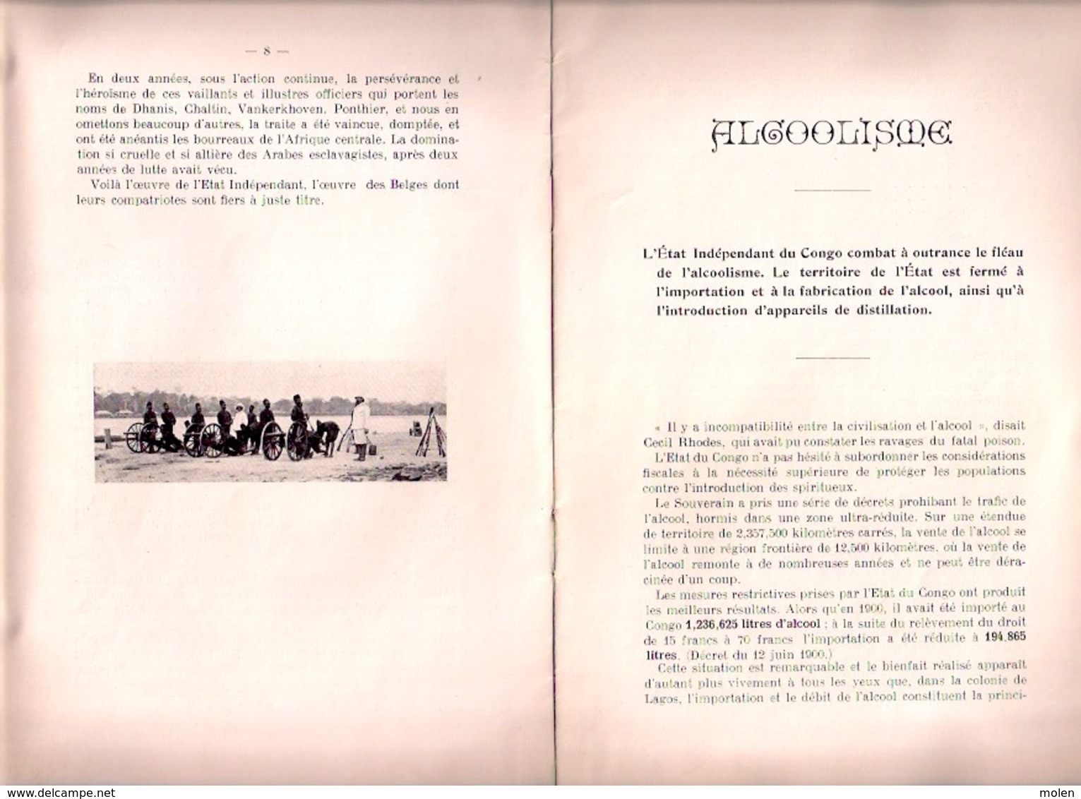 L ETAT INDEPENDANT DU CONGO ET LA CIVILISATION AFRICAINE ©1904 32p Belge Belgisch Kongo ZAIRE Geschiedenis Histoire Z212 - Belgisch-Congo