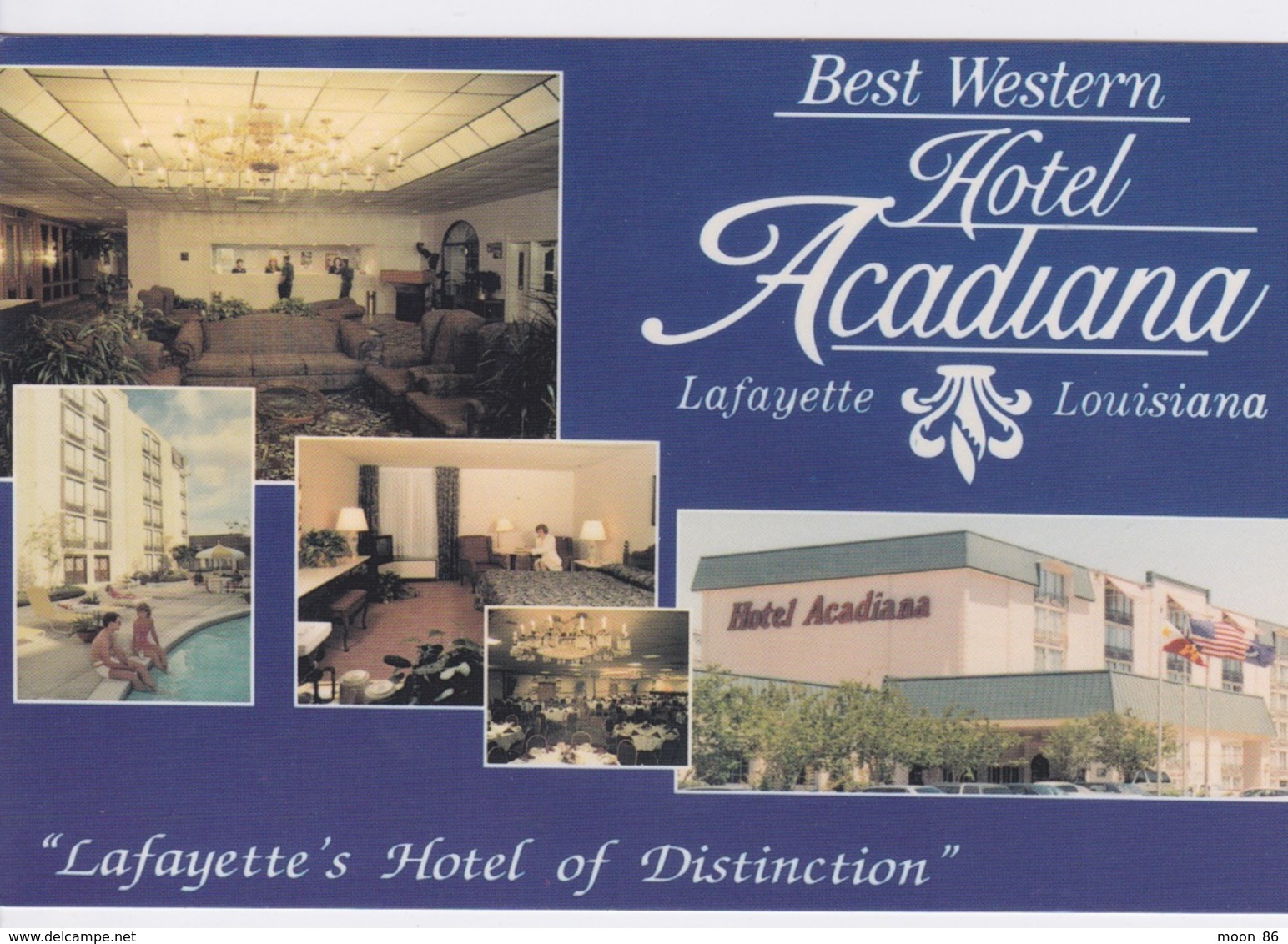 USA _ HOTEL _ BEST WESTERN _ ACADIANA LAFAYETTE LOUISIANA  _ PUB - Autres & Non Classés