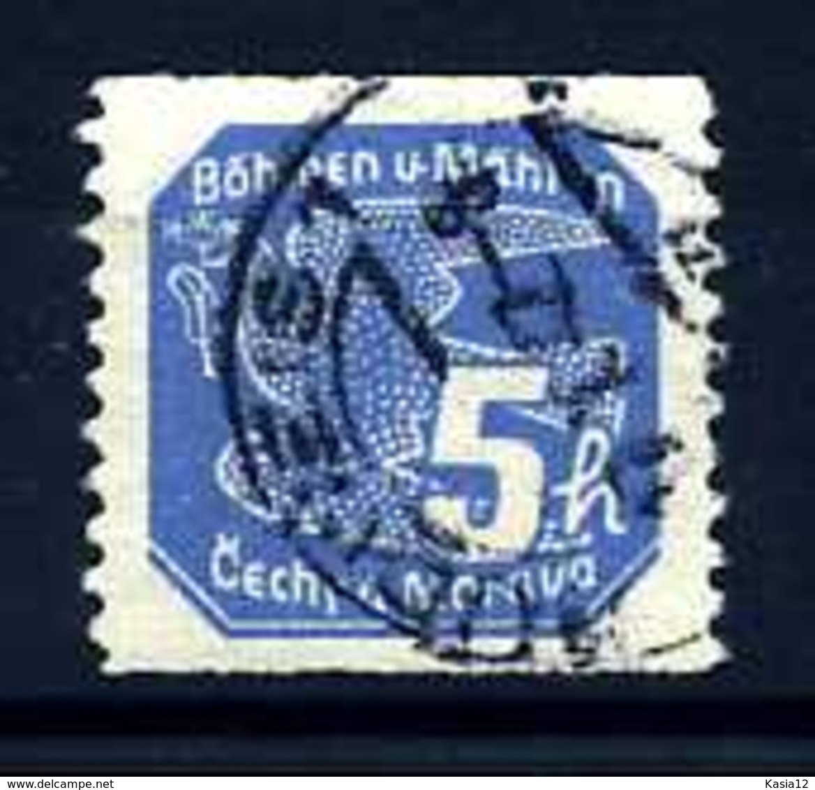 Z10458)Böhmen & Mähren Interessante Privatzähnung Gest. - Occupation 1938-45