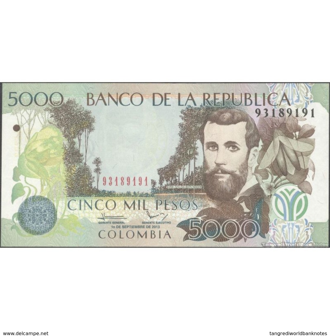 TWN - COLOMBIA 452r - 5000 5.000 Pesos 1.9.2013 UNC - Colombie