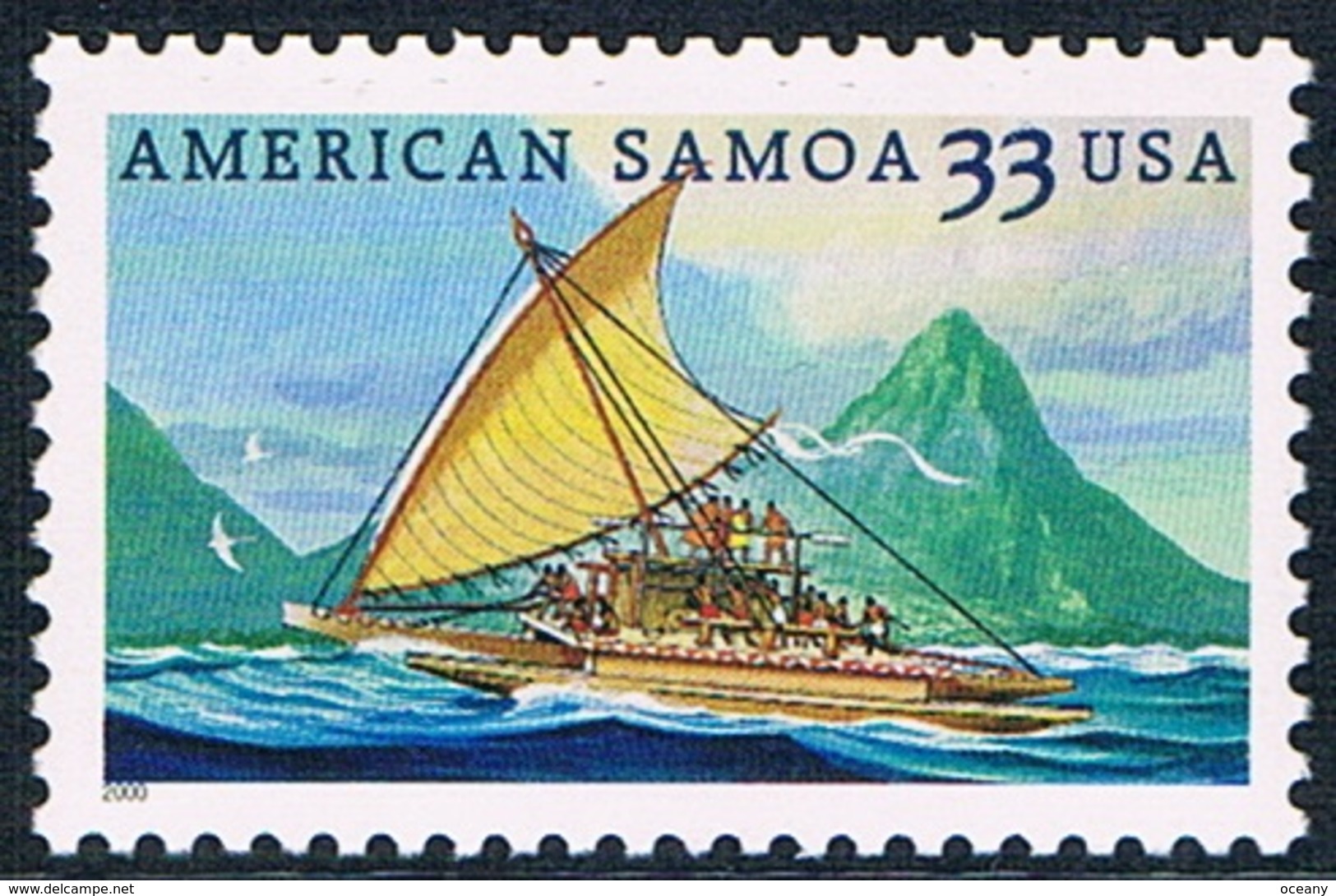 Etats-Unis - Centenaire De La Cession D'îles Des Samoa Orientales Aux Etats-Unis 3054 (année 2000) ** - Nuovi