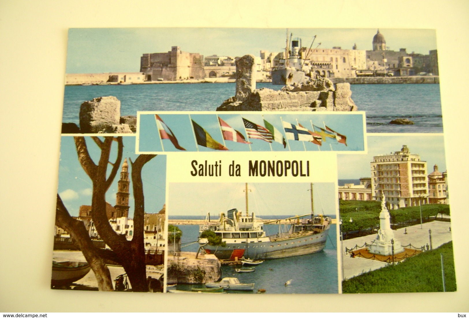 SALUTI  DA  MONOPOLI   NON VIAGGIATA COME DA FOTO  ARCH39 - Bari