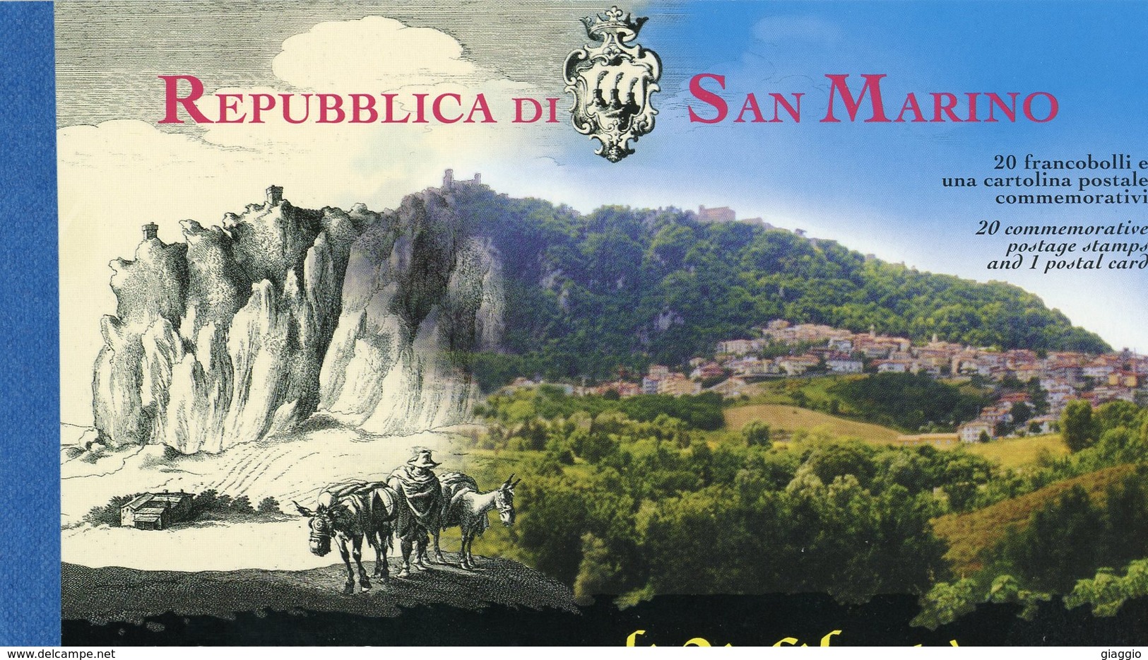 °°° Francobolli N. 1509 - San Marino Libretto 17 Secoli Di Libertà Completo Timbro 1°giorno °°° - Libretti