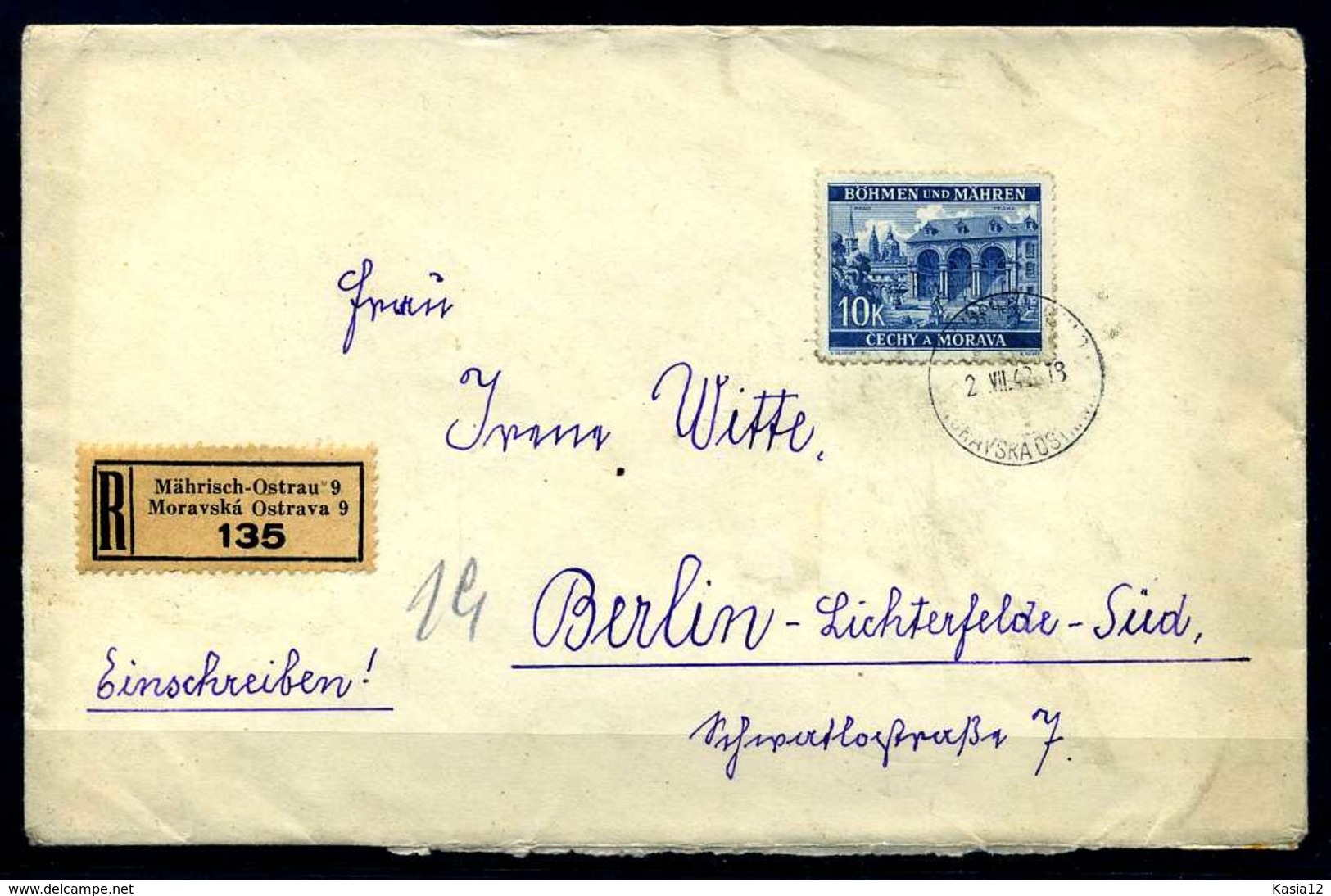 Z33212)B&M 60 E-Brief Nach Berlin - Storia Postale