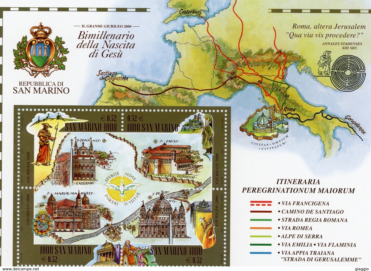 °°° B.f. Bimillenario Nascita Gesù Mnh N.155 °°° - Booklets