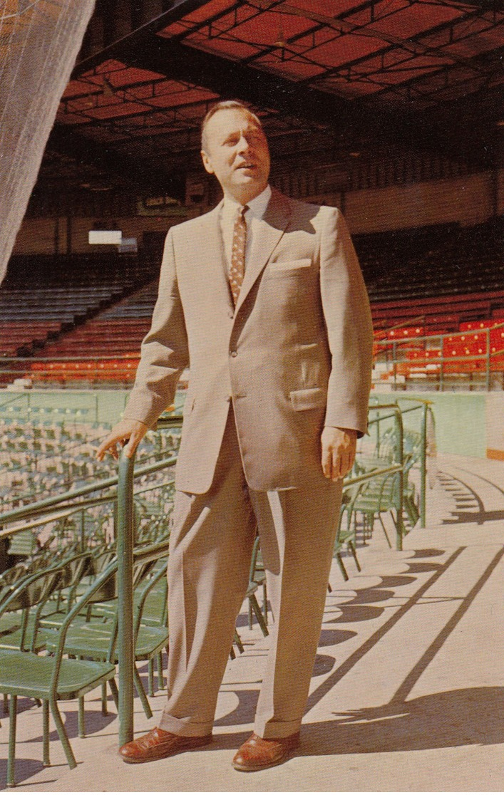 Mr Cedric Tallis, Gen. Manager VANCOUVER Mounties Baseball Club In Milano Venetian Suit, B.C. , 50-60s - Vancouver