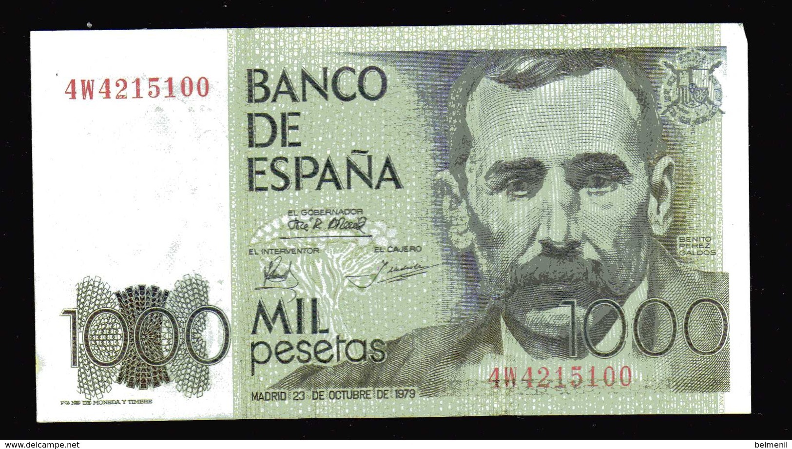 ESPAGNE  Billet De 1000 Pesetas   23 Octobre 1979 - [ 4] 1975-… : Juan Carlos I