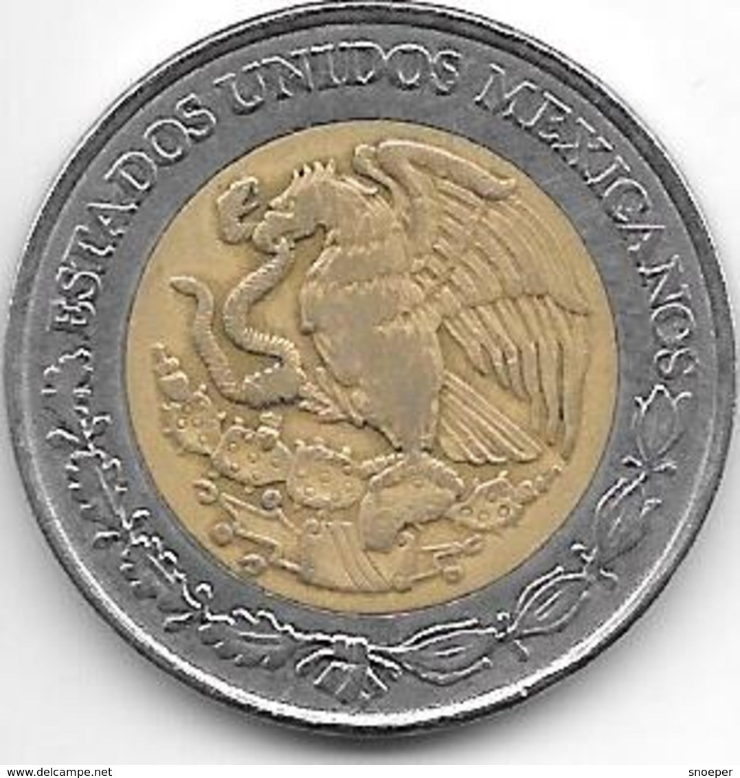 Mexico 5 Pesos 1992  Km 552  Vf - Mexique