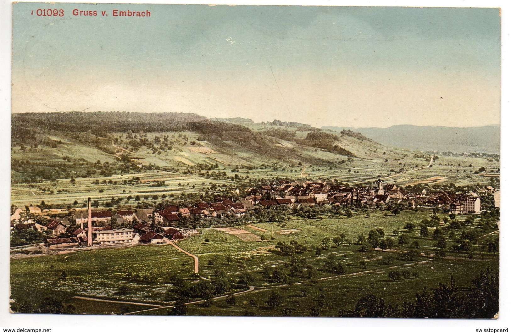 Gruss Aus EMBRACH Gel. 1911 N. Bühler - Embrach