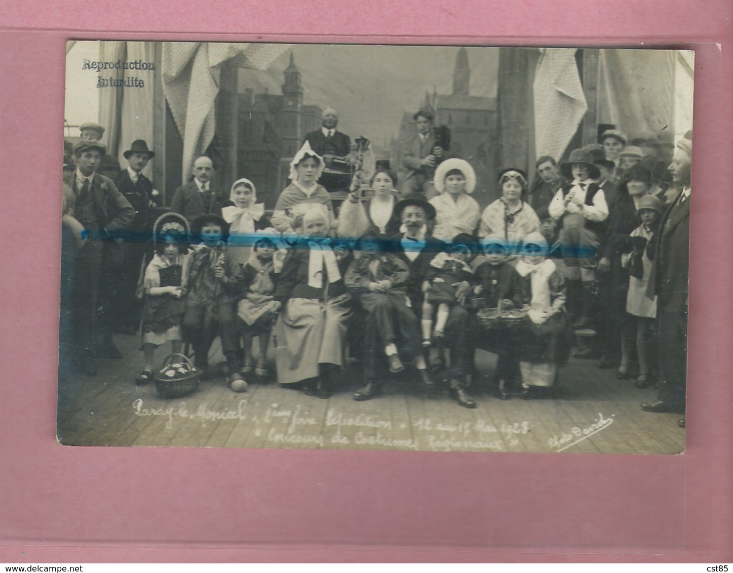 Carte - PARAY LE MONIAL - Foire Exposition - 12 Au 17 Mai 1928 - Concours De Costumes Régionaux - Paray Le Monial