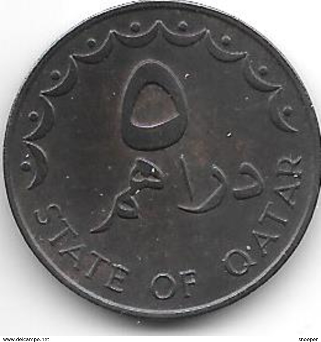 *qatar 5 Dirhams 1973 Km 3 Unc - Qatar