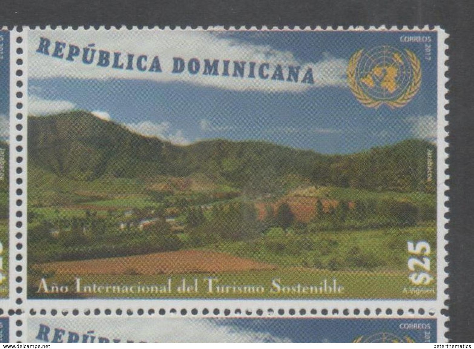 DOMINICAN REPUBLIC, 2017, MNH, INTERNATIONAL YEAR OF SUSTAINABLE TOURISM, MOUNTAINS, 1v - Other & Unclassified