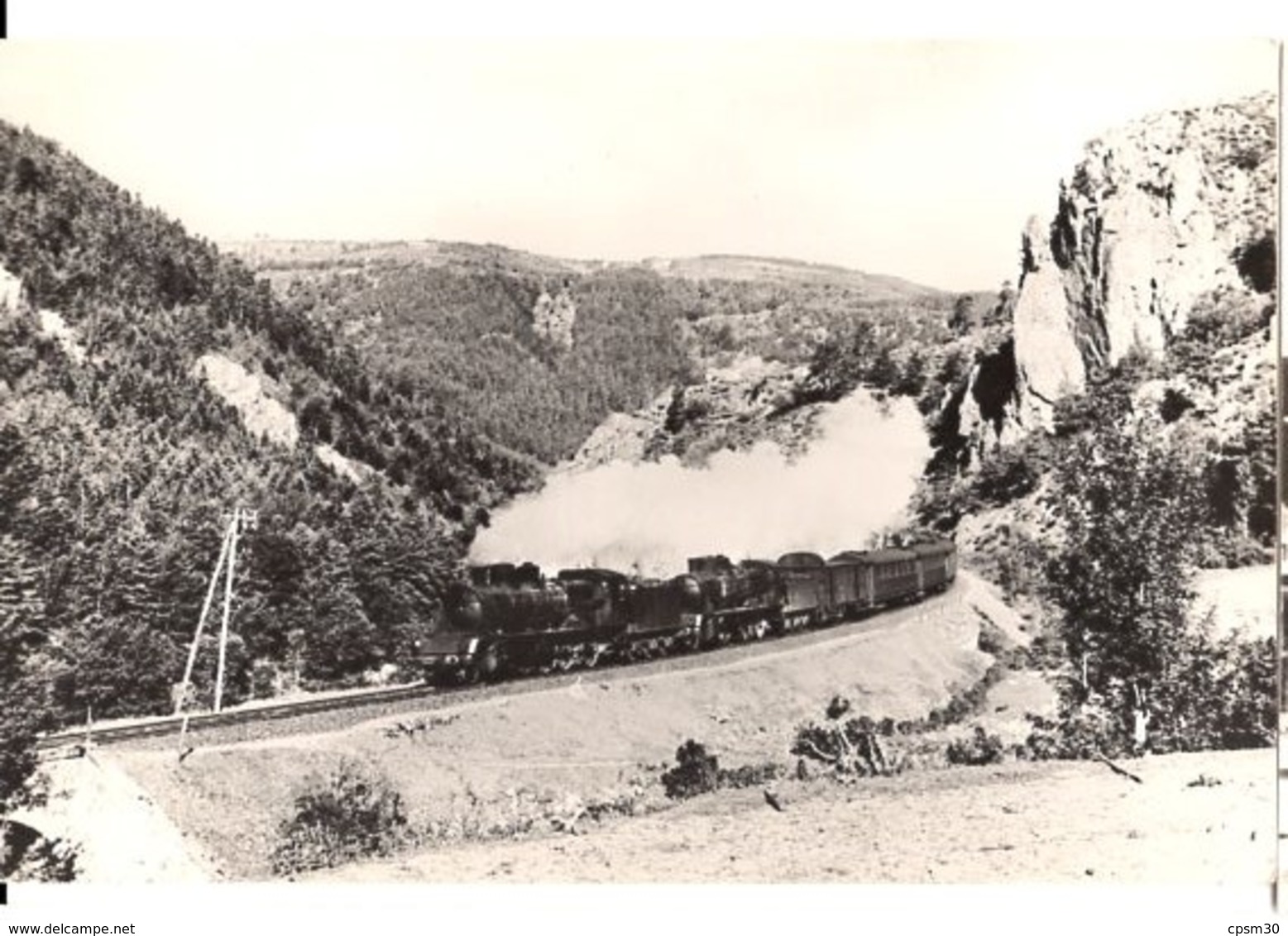 CP Du Museon Di Rodo - N° 581 Ligne Clermont-Fd-Nîmes Dans Les Gorges De L'Allier 1945 - Zubehör