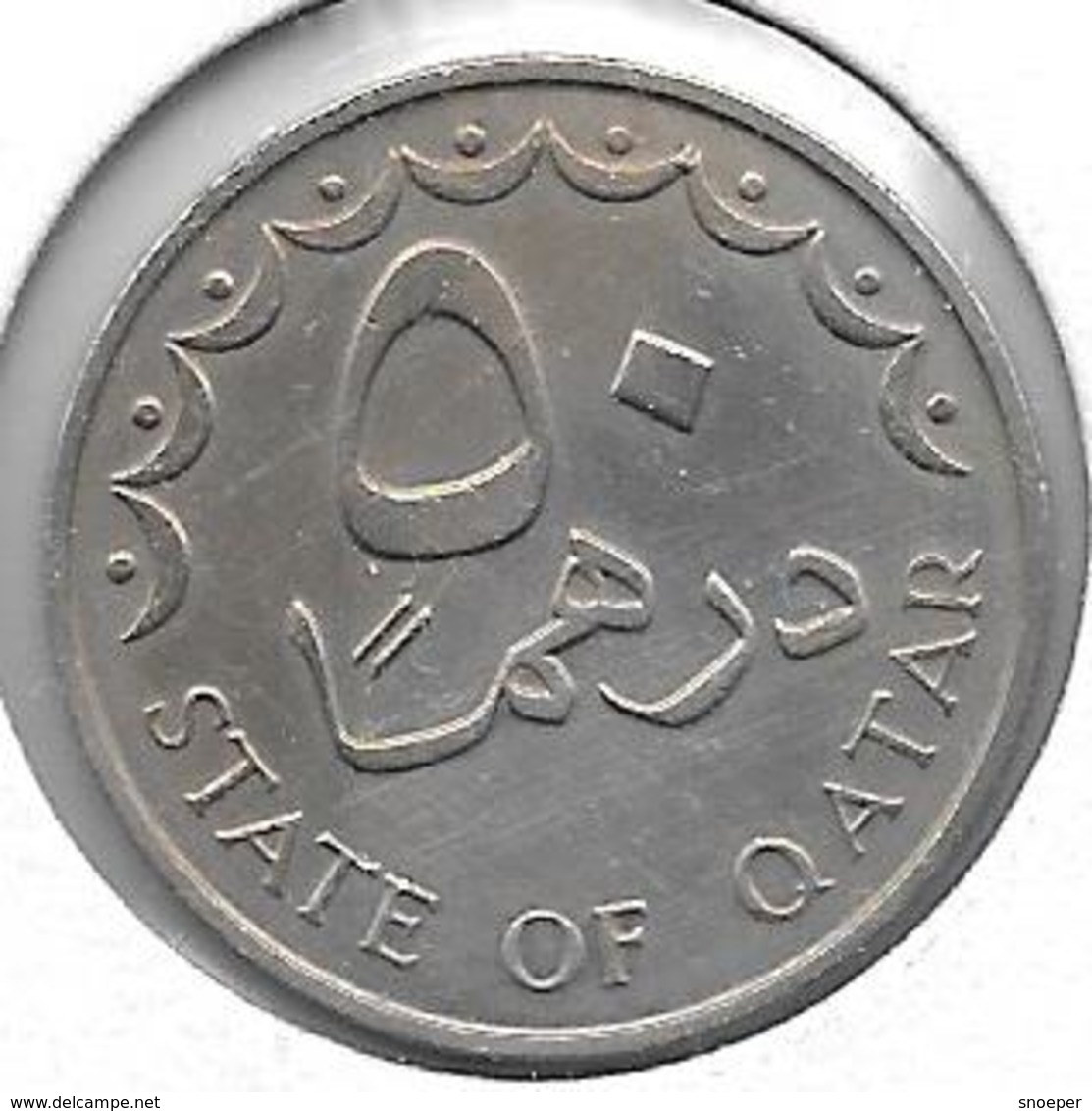 *qatar 50 Dirhams 1973 Km 5 Xf++ - Qatar